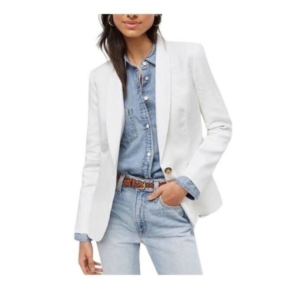 J Crew linen jacket